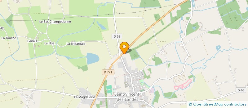 localisation de l'entreprise SCI HALONG  SAINT-VINCENT-DES-LANDES