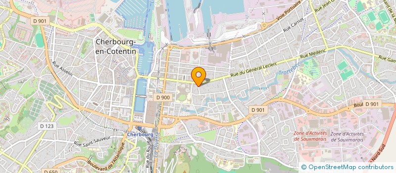 localisation de l'entreprise SCI HALOUMA à CHERBOURG-EN-COTENTIN