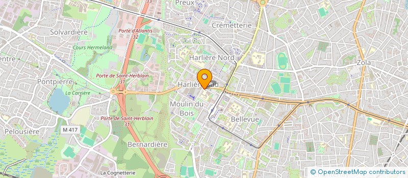 localisation de l'entreprise SCI HALT COPRO  SAINT-HERBLAIN