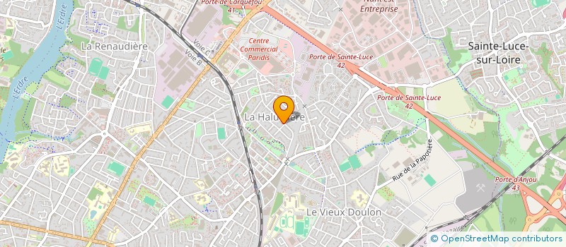 localisation de l'entreprise SCI HALUCHERE à NANTES