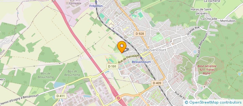 localisation de l'entreprise SCI HALZOUN&CO  BESSANCOURT