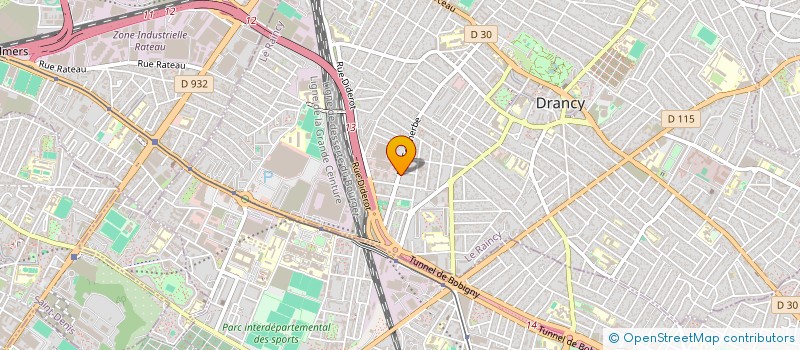 localisation de l'entreprise SCI HAM à DRANCY