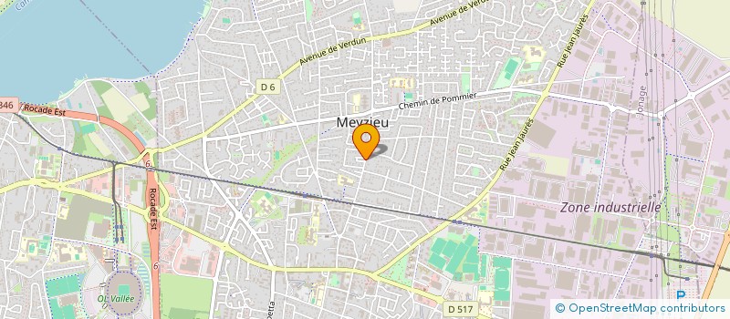 localisation de l'entreprise SCI HAM  MEYZIEU