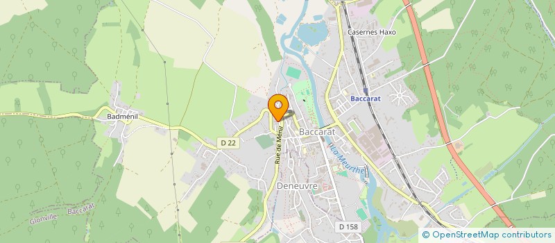 localisation de l'entreprise SCI HAM  BACCARAT