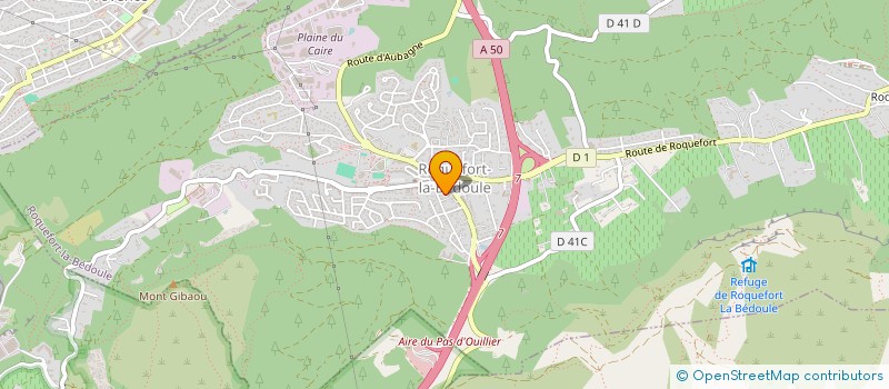 localisation de l'entreprise SCI HAM  ROQUEFORT-LA-BEDOULE