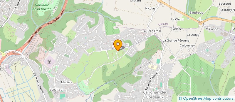 localisation de l'entreprise SCI HAM. LESVERN VIHAN  BOULIAC