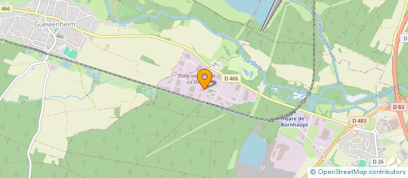 localisation de l'entreprise SCI HAMA IMMO  BURNHAUPT-LE-HAUT