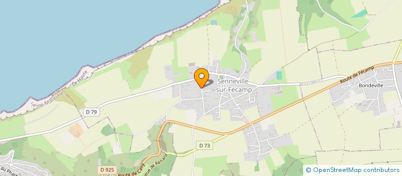 localisation de l'entreprise SCI HAMAC  SENNEVILLE-SUR-FECAMP