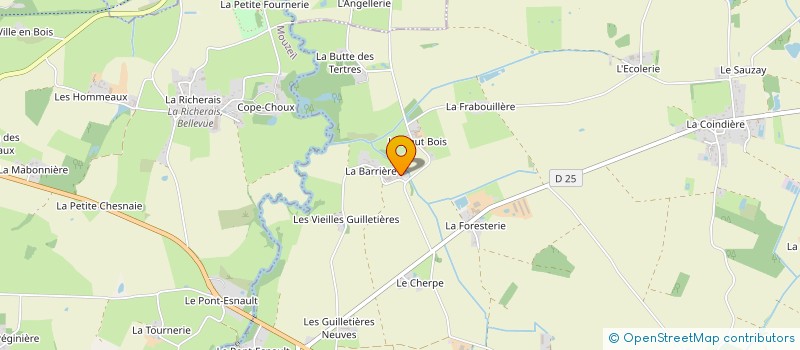 localisation de l'entreprise SCI HAMAC  MESANGER