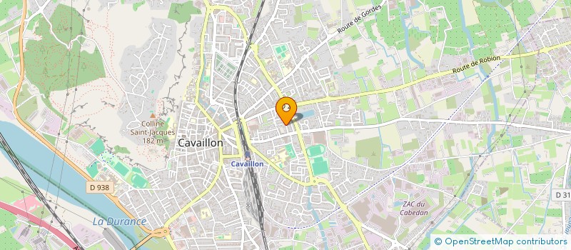 localisation de l'entreprise SCI HAMAD OSLATI  CAVAILLON