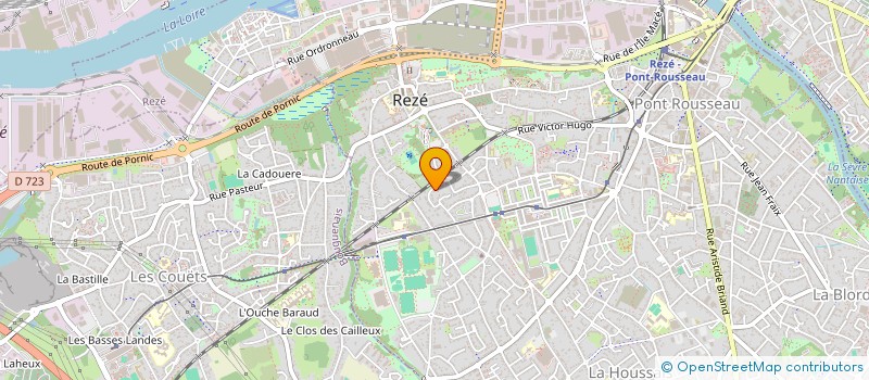 localisation de l'entreprise SCI HAMALINE  REZE