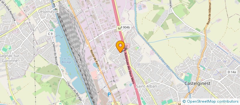 localisation de l'entreprise SCI HAMALYDE  SAINT-ALBAN