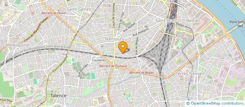 localisation de l'entreprise SCI HAMAVI  BORDEAUX