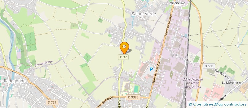 localisation de l'entreprise SCI   HAMEAU DE BELLEVILLE  SAINTE-VERGE