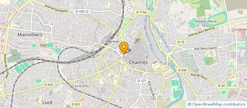 localisation de l'entreprise SCI HAMEAU DE COUBERTIN à CHARTRES