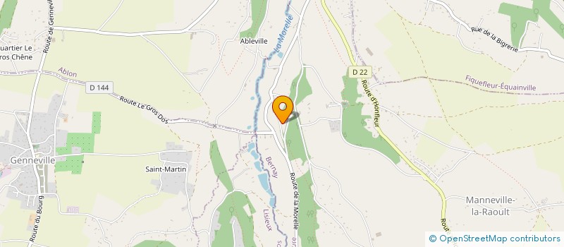 localisation de l'entreprise SCI HAMEAU DE MALORTIE  MANNEVILLE-LA-RAOULT