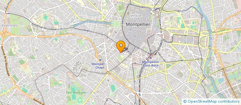 localisation de l'entreprise SCI HAMEAU DE VALLATOUGES à MONTPELLIER