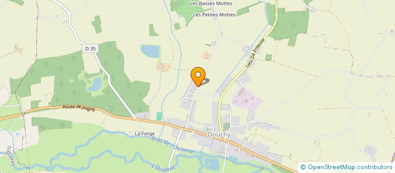 localisation de l'entreprise SCI HAMEAU DES COMTES à DOUCHY-MONTCORBON