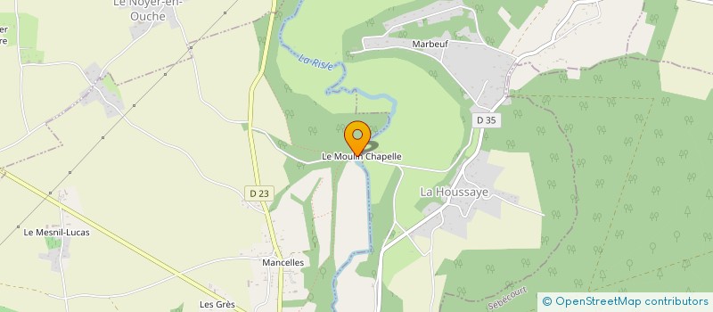 localisation de l'entreprise SCI HAMEAU DES SITTELLES  LA HOUSSAYE