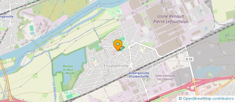 localisation de l'entreprise SCI HAMEAU DU CLOS VERT  AUBERGENVILLE