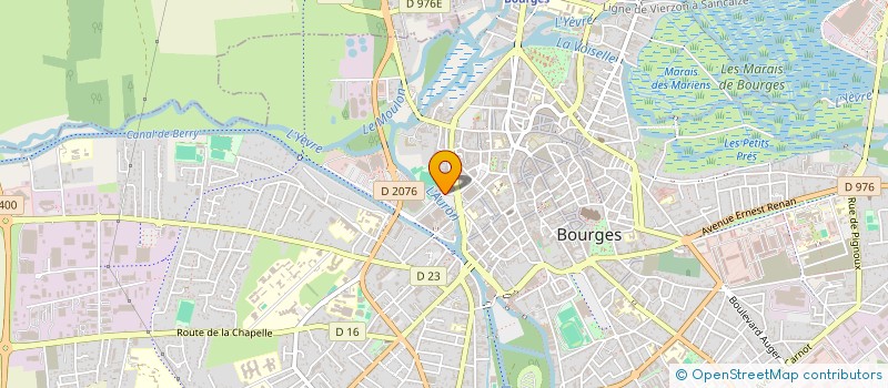 localisation de l'entreprise SCI HAMEAU HAUTS DU BERRY à BOURGES
