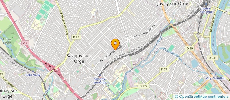 localisation de l'entreprise SCI HAMEAU-MOUTHON  SAVIGNY-SUR-ORGE