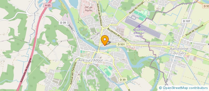 localisation de l'entreprise SCI HAMELA  AIRE-SUR-L'ADOUR