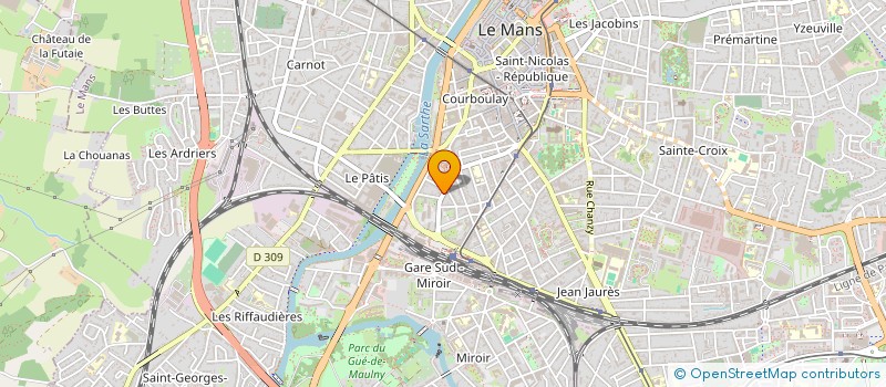 localisation de l'entreprise SCI HAMELIN  LE MANS