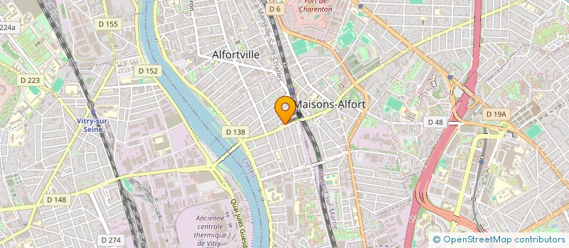 localisation de l'entreprise SCI HAMELIN à ALFORTVILLE