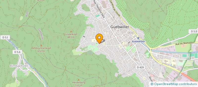 localisation de l'entreprise SCI HAMI  GUEBWILLER