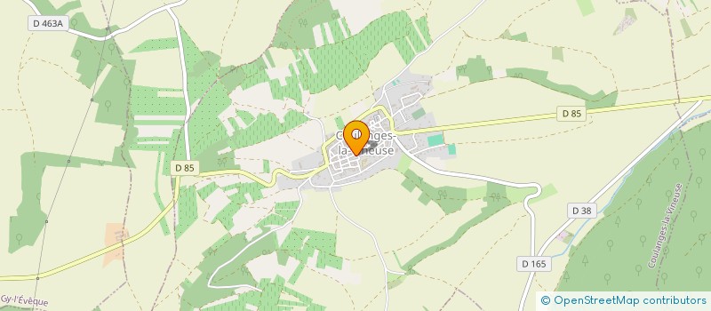 localisation de l'entreprise SCI HAMI  COULANGES-LA-VINEUSE