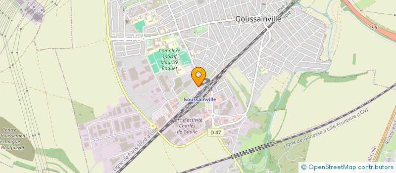 localisation de l'entreprise SCI HAMIDA à GOUSSAINVILLE