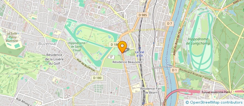 localisation de l'entreprise SCI HAMIDA à SAINT-CLOUD