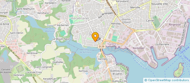 localisation de l'entreprise SCI HAMILTON  LORIENT