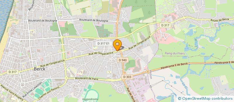 localisation de l'entreprise SCI HAMLEC  BERCK