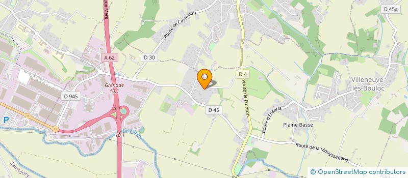 localisation de l'entreprise SCI HAMLET  VILLENEUVE-LES-BOULOC