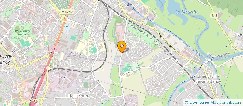 localisation de l'entreprise SCI HAMM  JARVILLE-LA-MALGRANGE