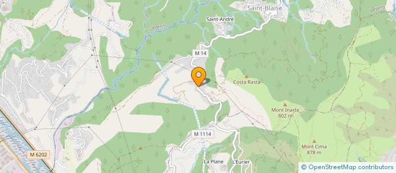 localisation de l'entreprise SCI HAMMER  SAINT-BLAISE