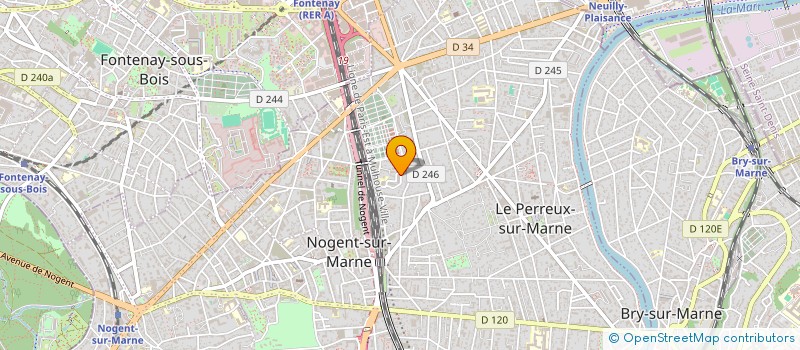 localisation de l'entreprise SCI HAMON  LE PERREUX-SUR-MARNE