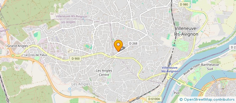 localisation de l'entreprise SCI HAMON J.C.  VILLENEUVE-LES-AVIGNON