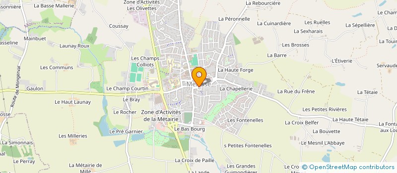 localisation de l'entreprise SCI HAMON, SOCIETE EN LIQUIDATION  MELESSE