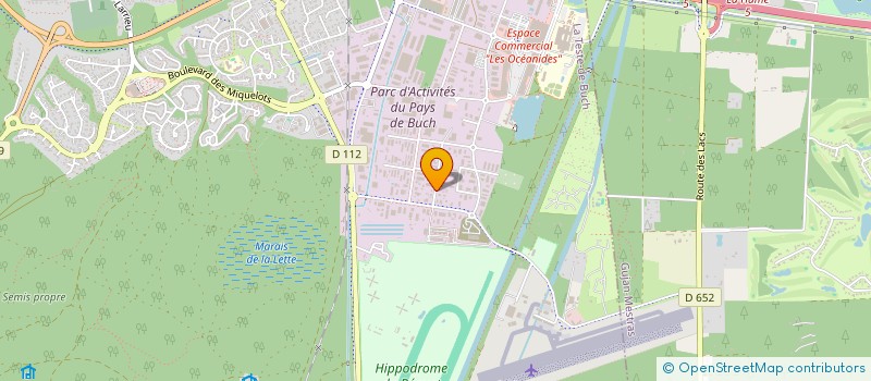 localisation de l'entreprise SCI HAMONIE à LA TESTE-DE-BUCH