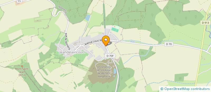 localisation de l'entreprise SCI HAMONVAUX  JEANDELAINCOURT