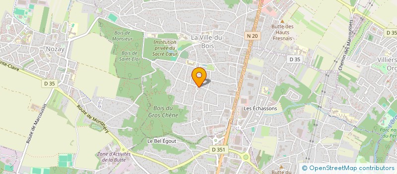 localisation de l'entreprise SCI HAMOUCHE à LA VILLE-DU-BOIS