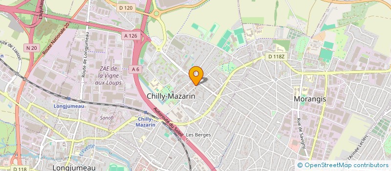 localisation de l'entreprise SCI HAMOUDI à CHILLY-MAZARIN