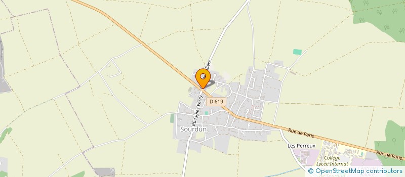 localisation de l'entreprise SCI HAMOUI GESTION  SOURDUN