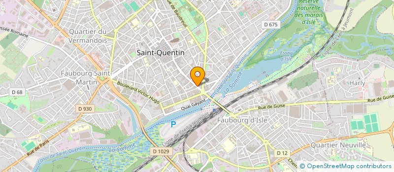 localisation de l'entreprise SCI HAMRI à SAINT-QUENTIN