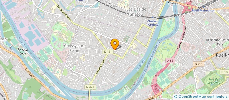 localisation de l'entreprise SCI HAMSTERODROME à CROISSY-SUR-SEINE