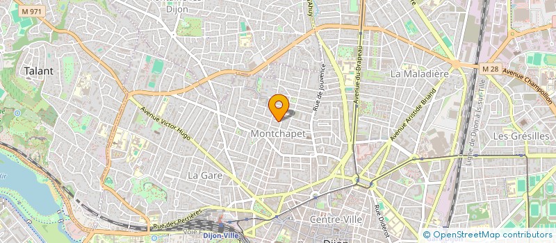 localisation de l'entreprise SCI HAMTARO à DIJON