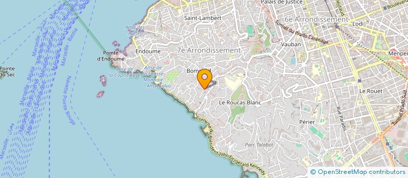 localisation de l'entreprise SCI HAMY à MARSEILLE